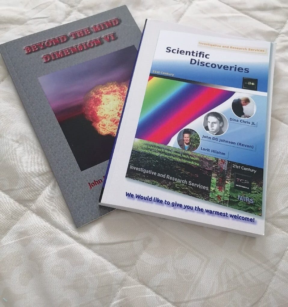 Two great books in this bundle" Scientific Discoveries" and "Beyond the mind Dimension VI"