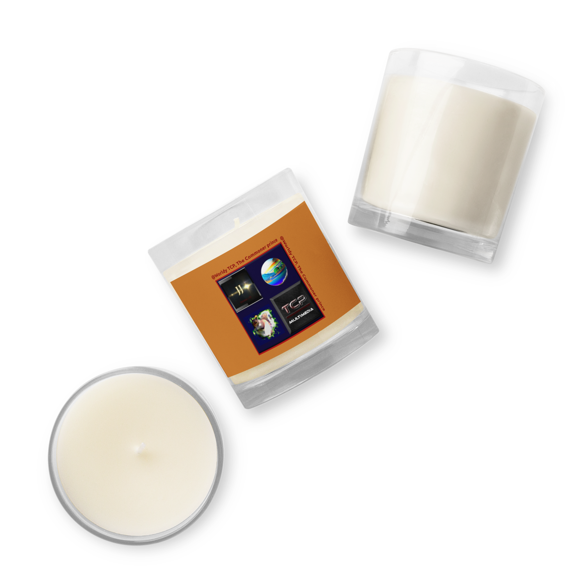 Worldy-TCP Candle. Glass jar soy wax candle - Image 2